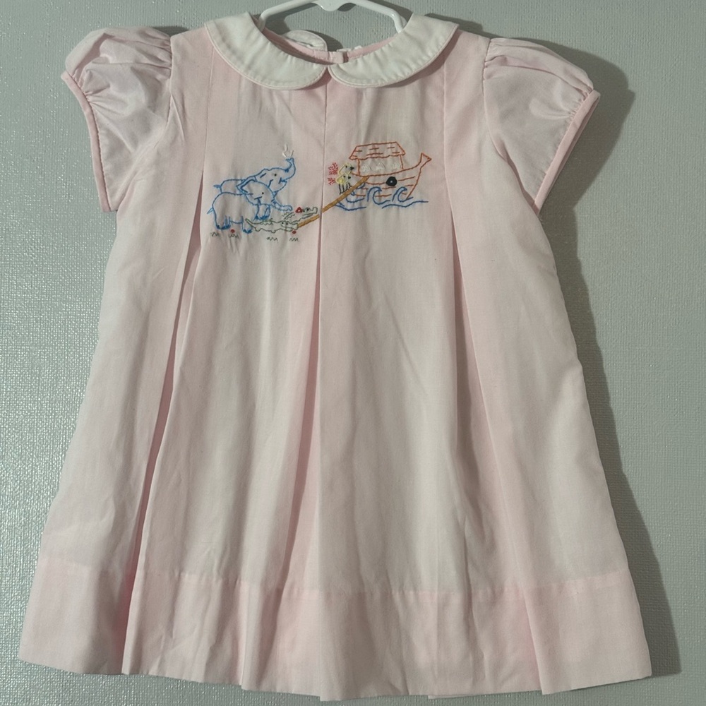 Charming Pink +Kids Dress with Embroidery